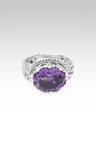 Somebody's Hero Ring™ in Amethyst - Dinner - only found at SARDA™