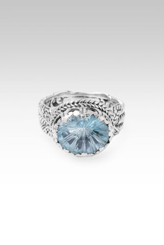 Somebody's Hero Ring™ in Arctic Blue Topaz - Dinner - only found at SARDA™