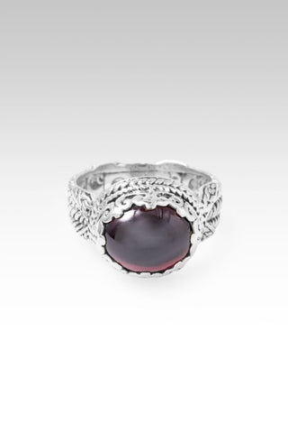 Somebody's Hero Ring™ in Garnet - Dinner - only found at SARDA™