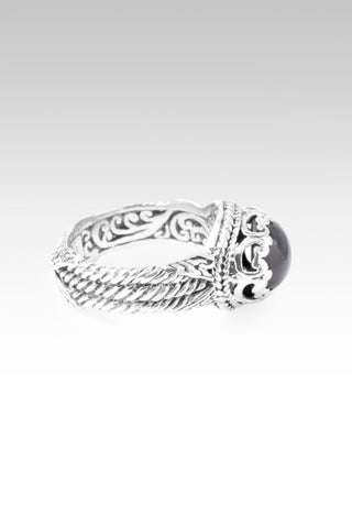 Somebody's Hero Ring™ in Garnet - Dinner - only found at SARDA™