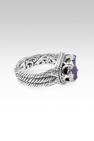 Somebody's Hero Ring™ in Peacock Purple Green™ Drusy - Dinner - only found at SARDA™