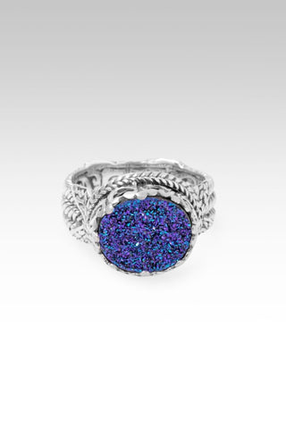 Somebody's Hero Ring™ in Peacock Purple Green™ Drusy - Dinner - only found at SARDA™