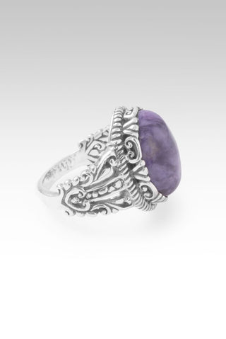 Song of Revival Ring™ in Charoite - Statement - only found at SARDA™