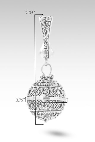 Sound of Angels Harmony Ball Pendant™ in Tree of Life - Magnetic Enhancer Bail - only found at SARDA™