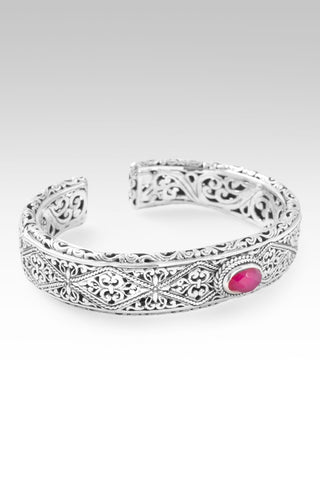 Speak Truth Cuff™ in Red Currant Quartz - Cuff - only found at SARDA™
