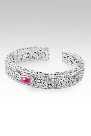 Speak Truth Cuff™ in Red Currant Quartz - Cuff - only found at SARDA™