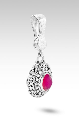 Speak Truth Pendant™ in Red Currant Quartz - Magnetic Enhancer Bail - only found at SARDA™