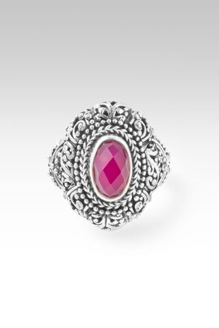 Speak Truth Ring™ in Red Currant Quartz - Statement - only found at SARDA™