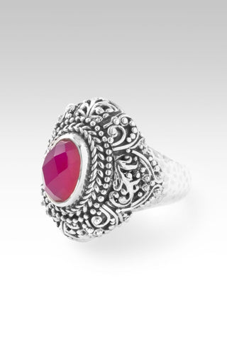 Speak Truth Ring™ in Red Currant Quartz - Statement - only found at SARDA™