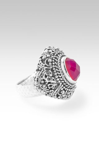 Speak Truth Ring™ in Red Currant Quartz - Statement - only found at SARDA™