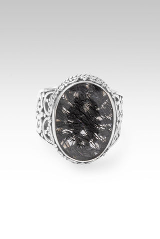 Speak UR Wonder Ring™ in Black Tourmalinated Quartz - Statement - only found at SARDA™