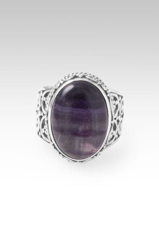 Speak UR Wonder Ring™ in Purple Banded Fluorite - Statement - only found at SARDA™