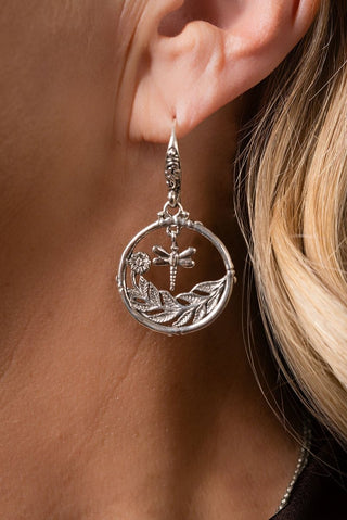 Spiritual Radiance Earrings™ in Bamboo & Leaves - Bali Wire - only found at SARDA™