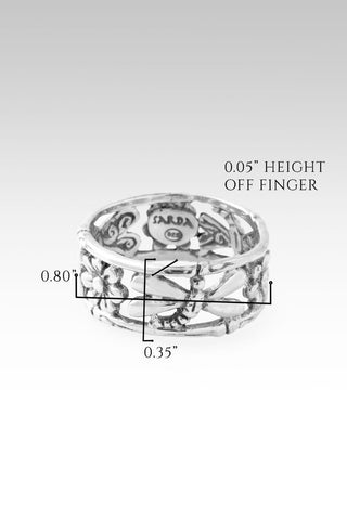 Spiritual Radiance Ring™ in Bamboo & Dragonfly - Dinner - only found at SARDA™