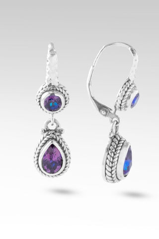 Splendid Oasis Earrings™ in Purple Ivy™ Mystic Topaz - Lever Back - SARDA™