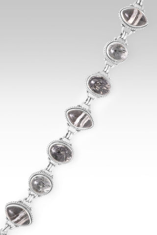 Splendor & Majesty Bracelet™ in Black Zebra Jasper, Black Tourmalinated Quartz & Sagenitic Quartz - Multi Stone - only found at SARDA™