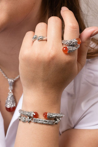 Spread Joy Ring™ in Carnelian - Bypass - only found at SARDA™