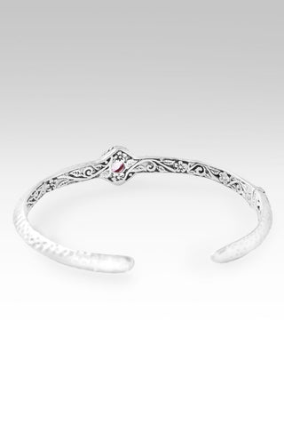 Spread Kindness Like Wildflowers Cuff™ in Light Pink Lab Created Sapphire - Cuff - only found at SARDA™