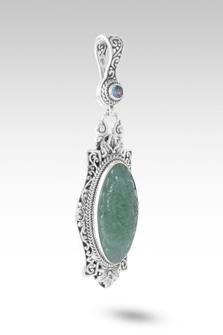 Spread News of Grace Pendant™ in Aventurine & Bali Crush™ Mystic Topaz - Multi Stone - only found at SARDA™