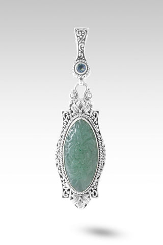 Spread News of Grace Pendant™ in Aventurine & Bali Crush™ Mystic Topaz - Multi Stone - only found at SARDA™