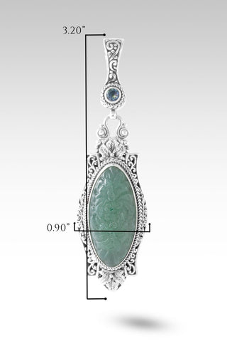 Spread News of Grace Pendant™ in Aventurine & Bali Crush™ Mystic Topaz - Multi Stone - only found at SARDA™