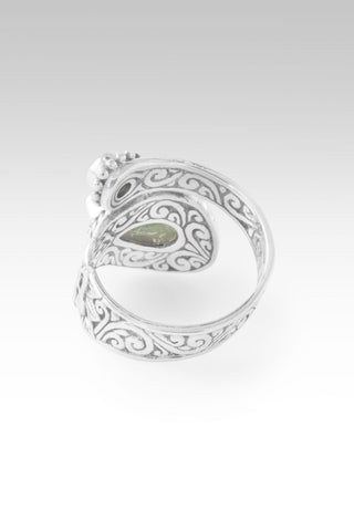 Spread News of Grace Ring™ in Green Quartz & Bali Crush™ Mystic Topaz - Bypass - only found at SARDA™