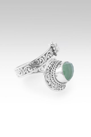 Spread News of Grace Ring™ in Green Quartz & Bali Crush™ Mystic Topaz - Bypass - only found at SARDA™