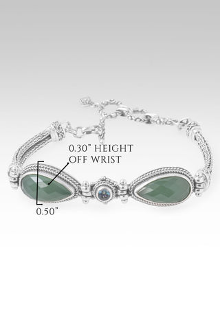 Spred News of Grace Bracelet™ in Green Quartz & Bali Crush™ Mystic Topaz - Multi Stone - only found at SARDA™