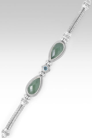 Spred News of Grace Bracelet™ in Green Quartz & Bali Crush™ Mystic Topaz - Multi Stone - only found at SARDA™