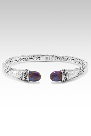 Stand Firm In Faith Tip-to-Tip Bracelet™ in Purple Mohave Kingman Turquoise - Tip-to-Tip - SARDA™