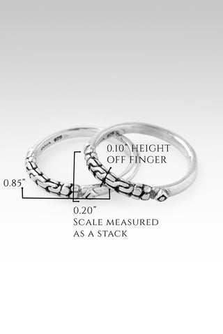 Stand in Faith Ring Set of 2™ - Stackable - only found at SARDA™