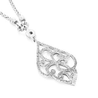 Sterling Silver Celestial Blue™ Mystic Moissanite Round Neckalce - Last Chance - only found at SARDA™
