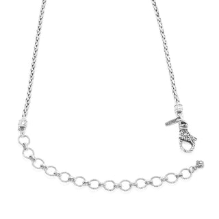 Sterling Silver Celestial Blue™ Mystic Moissanite Round Neckalce - Last Chance - only found at SARDA™