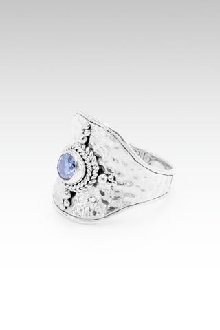 Sterling Silver Celestial Blue™ Mystic Moissanite Round Ring™ - Last Chance - only found at SARDA™