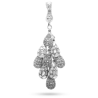 Sterling Silver Chainlink "Listen He Is Speaking" Pendant With Magnetic Enhancer Bail™ - Last Chance - only found at SARDA™