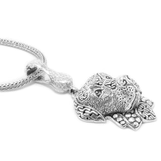 Sterling Silver Chainlink & Watermark Labrador Pendant With Magnetic Enhancer Bail™ - Last Chance - only found at SARDA™
