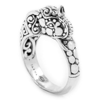 Sterling Silver Flat Jawan & Tree Of Life "Kindness Leads" Elephant Ring - Last Chance - only found at SARDA™