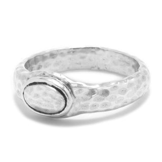 STERLING SILVER HAMMERED & HIGH POLISH RING™ - Last Chance - only found at SARDA™
