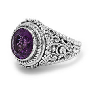 Sterling Silver Janyl Adair Amethyst Ring - Last Chance - only found at SARDA™