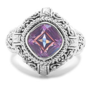 Sterling Silver Janyl Adair Pink Vapor™ Mystic Quartz Ring™ - Last Chance - only found at SARDA™