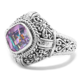Sterling Silver Janyl Adair Pink Vapor™ Mystic Quartz Ring™ - Last Chance - only found at SARDA™