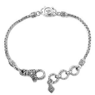 Sterling Silver Janyl Adair Red Velvet Mystic Moissanite Lobster Claw Bracelet™ - 0.36ctw - Last Chance - only found at SARDA™
