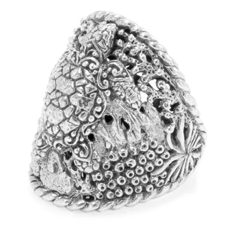 Sterling Silver Turtle "Sunkissed" Statement Ring - Last Chance - only found at SARDA™