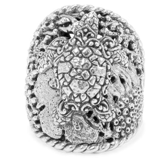 Sterling Silver Turtle "Sunkissed" Statement Ring - Last Chance - only found at SARDA™