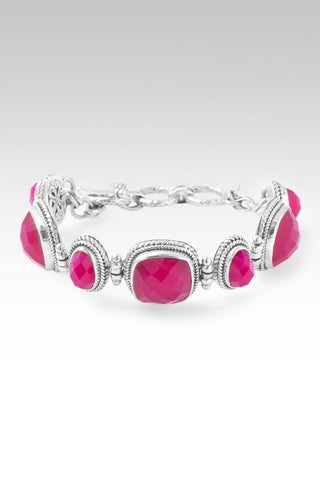 Still Faithful Bracelet™ in Wild Raspberry Chalcedony & Red Currant Quartz - Multi Stone - only found at SARDA™