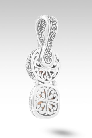 Story To Tell Pendant™ in Galaxy Quartz & Rainbow Latte Sunstone - Multi Stone - only found at SARDA™