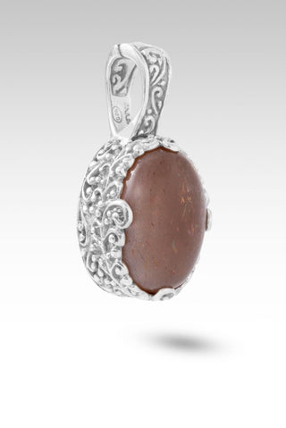 Story To Tell Pendant™ in Rainbow Latte Sunstone - Single Stone - only found at SARDA™