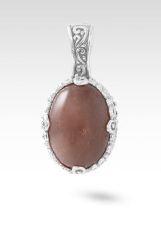 Story To Tell Pendant™ in Rainbow Latte Sunstone - Single Stone - only found at SARDA™