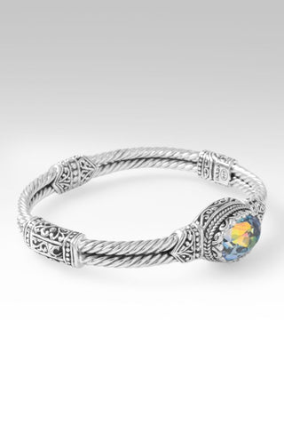 Strength in Struggle Bangle Bracelet™ in Endless Song™ Mystic Quartz - Bangle - only found at SARDA™
