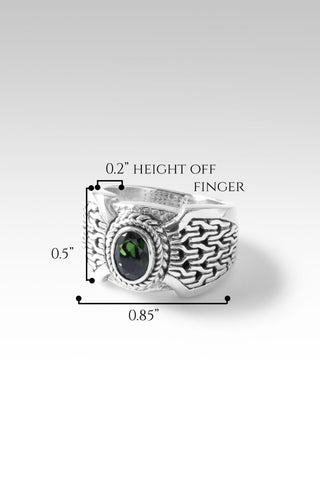 Strength in Weakness Ring™ in Chrome Tourmaline - Presale - only found at SARDA™